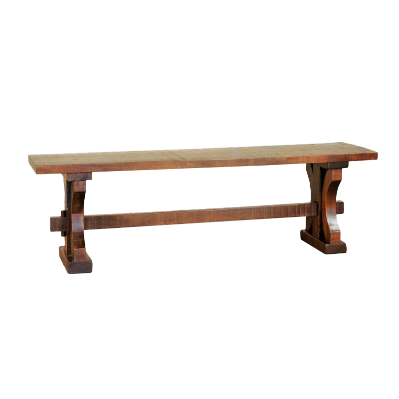 Rustic Carlisle Solid Wood Bench – Timbercrafts Furniture Inc.