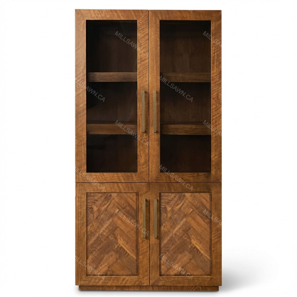 Herringbone Wall Cabinet