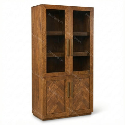 Herringbone Wall Cabinet