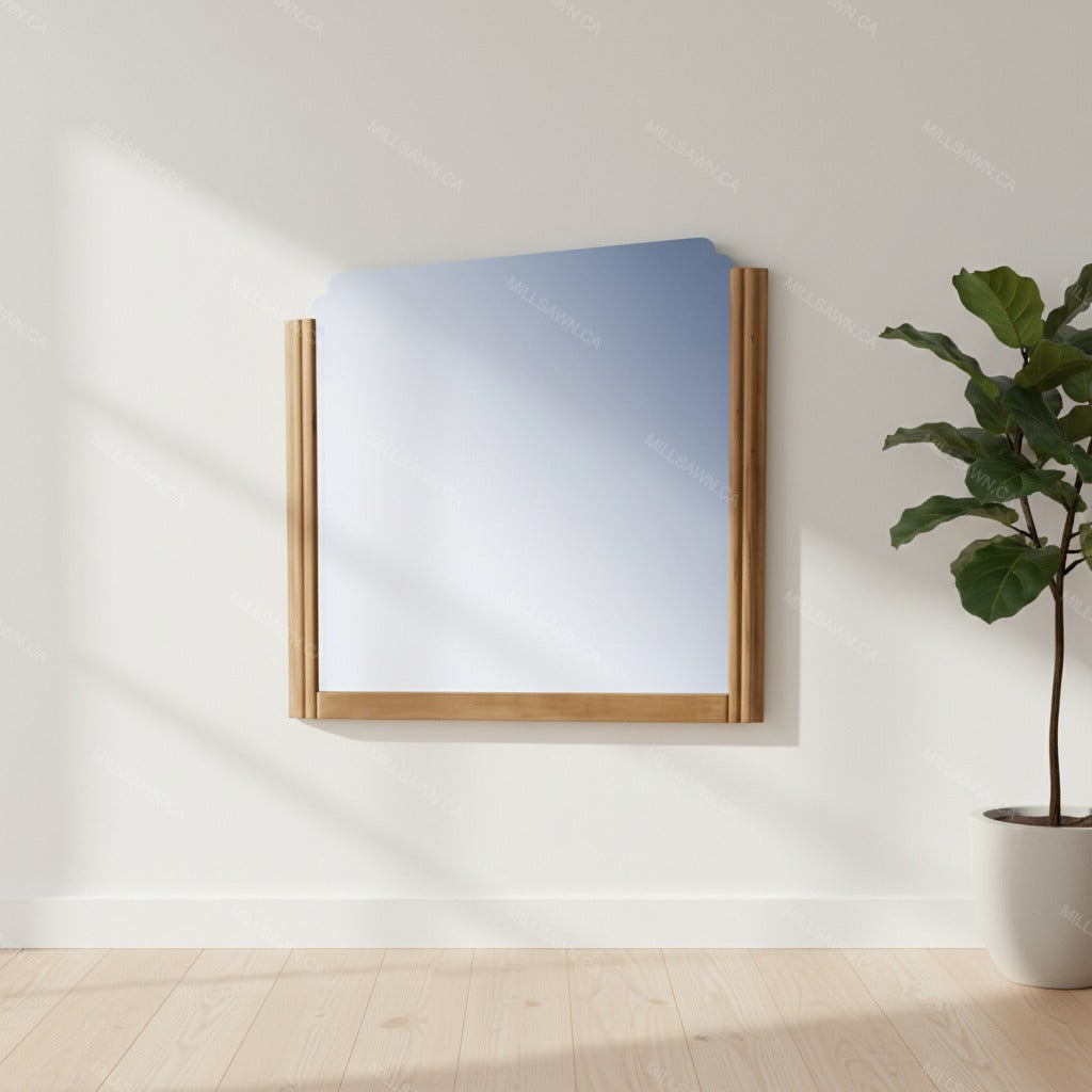 Vallery Solid Wood Mirror